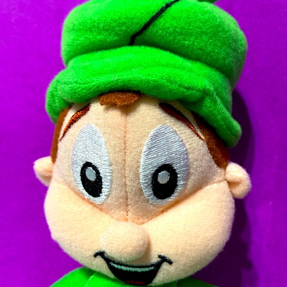 LEPRECHAUN CEREAL PALS NWOT VTG 2001 LUCKY CHARMS LEPRECHAUN PLUSH SHAMROCK HAT - Picture 11 of 12